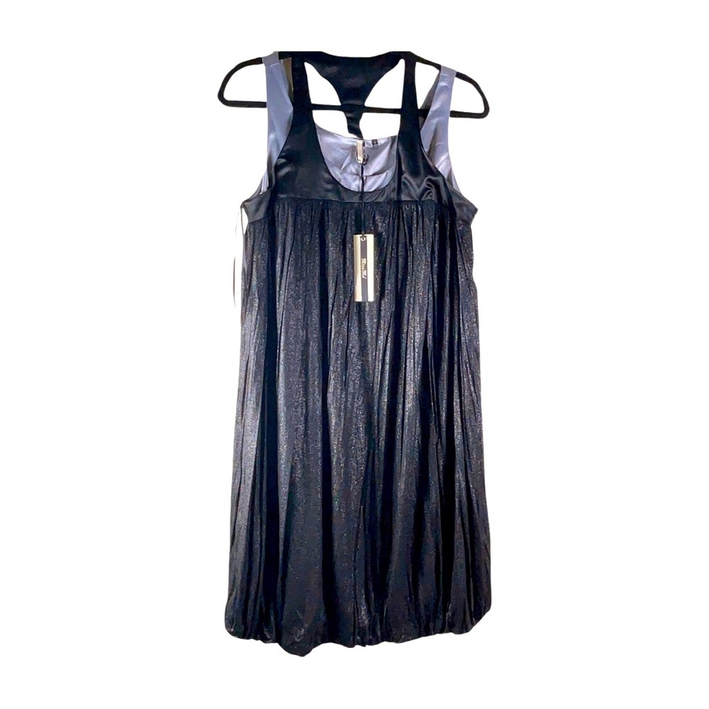 Miss Me NWT Shimmer Balloon Hem Racerback Dress‎ Size L